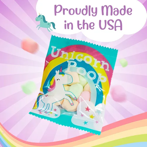 Miniatura 4 de Caramelo de caca de unicornio – Fabricado en los Estados Unidos – 12 suministros de fiesta de unicornio – Recuerdos de fiesta de cumpleaños