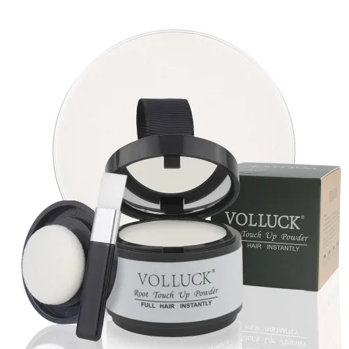 Miniatura 34 de Polvo de retoque de raíz, polvo instantáneo para la línea del cabello para áreas delgadas y cobertura de cabello gris, cobertura de raíz natural