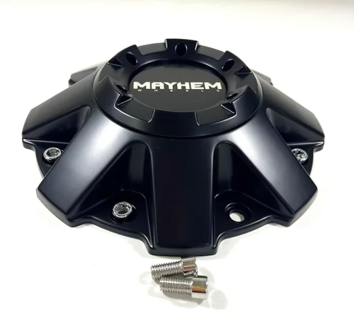 Miniatura 3 de Mayhem Wheels C108010C01 C806803-2CAP 806804CB7 C108010MB01 Tapa central negra mate