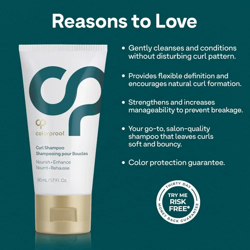 Miniatura 4 de Colorproof Curl Shampoo for Women Curly Hair Shampoo that Nourishes, Defines and Leaves Curls Soft Smooth, White Tea Scent