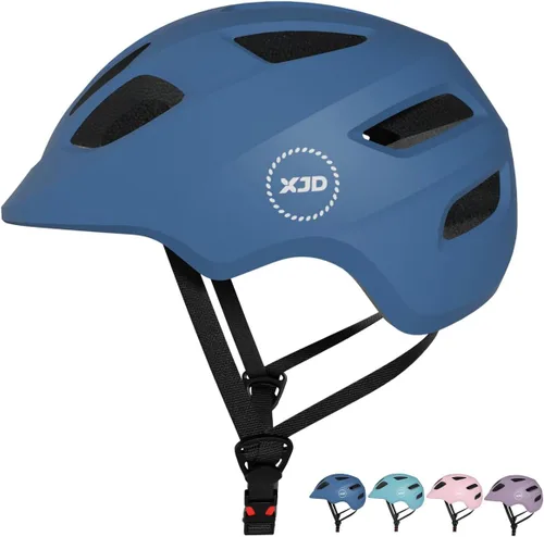 Miniatura 17 de Casco XJD para niños pequeños, casco de bicicleta para niños, ajustable, multideporte, para patinetas, para niños y niñas, liviano, para niños de 1
