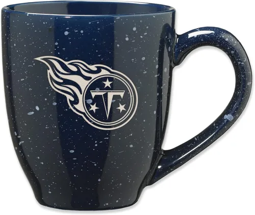 Miniatura 52 de Rico Industries - Taza de café de cerámica con grabado láser de color del equipo de fútbol de la NFL, 16 oz
