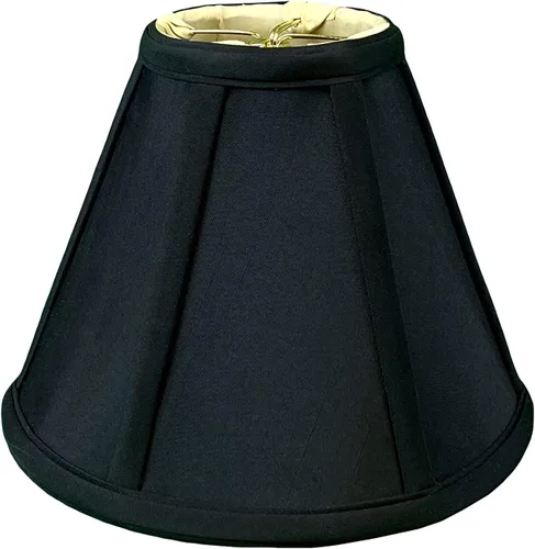 Miniatura 39 de Royal Designs, Inc. BS-707FC-6AGL Deep Empire Basic - Pantalla para lámpara con clip de llama, 3.5 x 6 x 5.75 pulgadas, color dorado antiguo