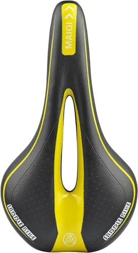 Miniatura 15 de Asiento de bicicleta cómodo para hombres y mujeres, ajuste universal para bicicletas de carretera/montaña, impermeable, suave, asiento de ciclismo