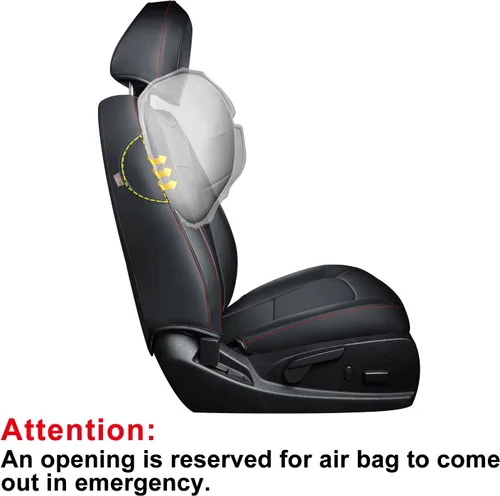 Miniatura 3 de LUCKYMAN CLUB 2 fundas de asiento delanteras Chevy Colorado, aptas para camión de trabajo Colorado Crew Cab Z71 LT ZR2 2015-2022 con piel sintética