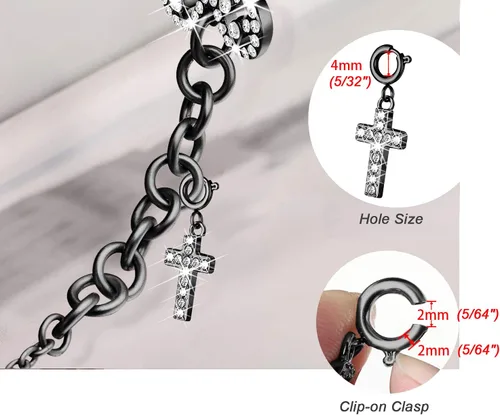 Miniatura 2 de Secbolt Dijes compatibles con Apple Watch y pulsera para mujer