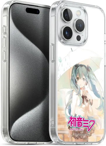 Miniatura 205 de Head Case Designs Licencia Oficial Hatsune Miku Gráficos Lindos Carcasa de Gel [Protección de Grado Militar] Compatible con Apple iPhone 7