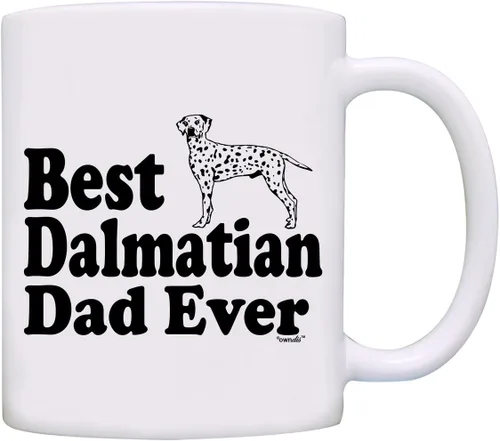 Miniatura 5 de Taza Best Dalmatian Dad Ever Taza de café-0091-Negro