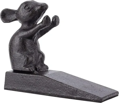 Miniatura 7 de Earl Diamond Topes de puerta de alta resistencia de hierro fundido lindos y fuertes con estatua de animal adorable en metal Detenidos de puerta