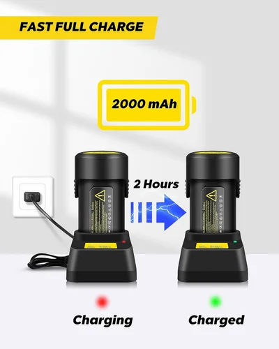 Miniatura 7 de EzzDoo Kit Afilador de Motosierra Eléctrico Inalámbrico - Herramienta Portátil de Afilado de Cadena de Motosierra de 12V con 6 Brocas de Diamante