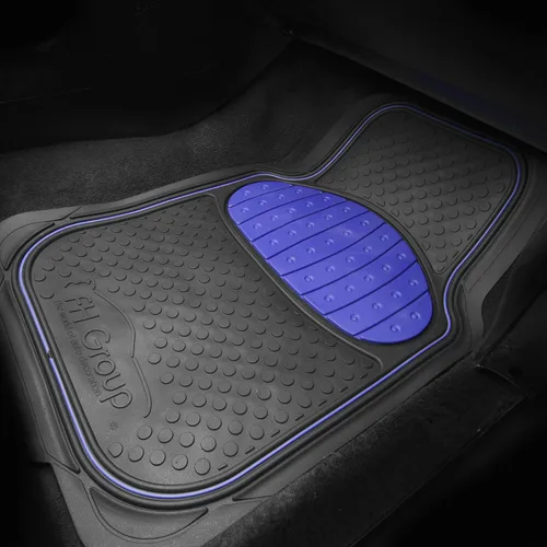 Miniatura 3 de FH Group Alfombrillas de Goma para Trabajo Pesado para Piso de Automóvil - Ajuste Universal, Recortables, Climaproof - Para Sedanes, SUVs, Camiones