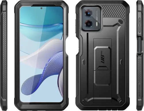 Miniatura 7 de SUPCASE Unicorn Beetle Pro - Funda para Moto G 5G 2023, protector de pantalla integrado de cuerpo completo, resistente clip para cinturón y funda