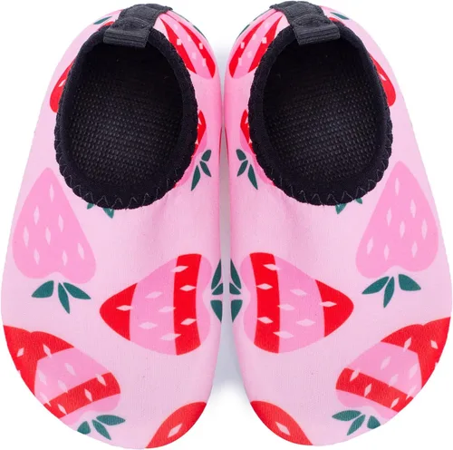 Miniatura 5 de L-RUN Zapatos de agua para bebés, zapatos para caminar descalzos, calcetines acuáticos para bebés, zapatos de natación para playa, piscina, arena