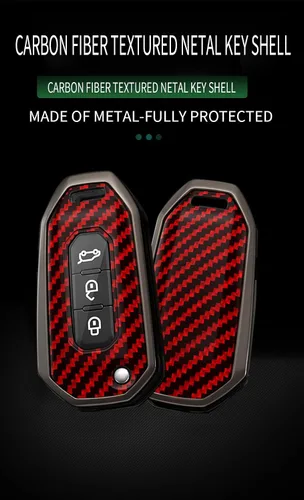 Miniatura 2 de ontto Funda plegable para llave de automóvil compatible con Ford Territory 2020-2023 EV/Accesorios de titanio, protector de llave antiarañazos