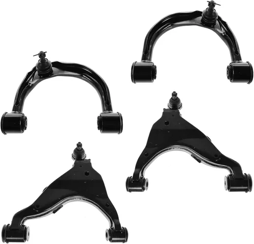 Miniatura 15 de TRQ Brazo de control delantero superior e inferior con rótula juego de 4 piezas compatible con Land Rover Range Rover 2003-2012