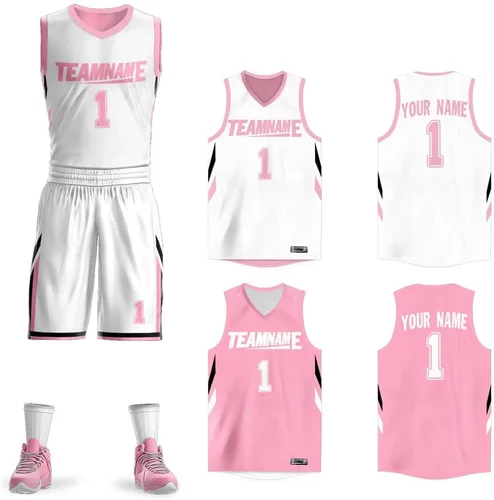 Miniatura 15 de Personalizado Hombres Juventud Reversible Jersey de baloncesto Uniforme Impreso Nombre Personalizado Número Ropa Deportiva Tamaño Grande