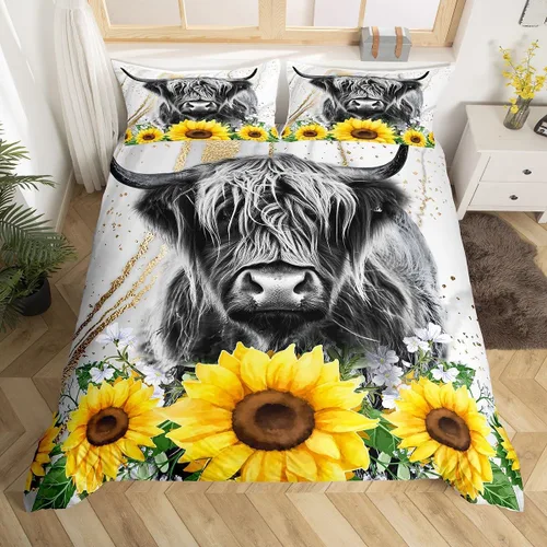 Miniatura 12 de Erosebridal - Juego de ropa de cama con diseño de parque nacional, funda de edredón de montañas humeantes, funda de edredón verde bruma y árbol