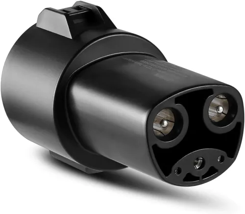 Lectron J1772 a Tesla Adaptador de 80 amperios (250V) - Adaptador de carga EV compatible con Tesla Model S/3/X/Y/Cybertruck y todos los vehículos