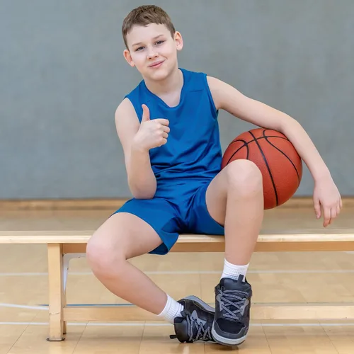 Miniatura 2 de BVNSOZ Pantalones cortos de baloncesto para niños, pantalones cortos de rendimiento atlético activo con bolsillos que absorben la humedad para niños