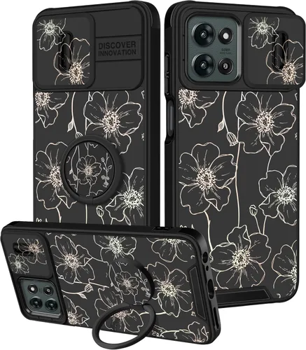 Miniatura 114 de Funermei Funda para Moto G Play 4G 2024 – Funda para teléfono para mujeres y niñas, diseño único de gato y libros, diseño único con funda