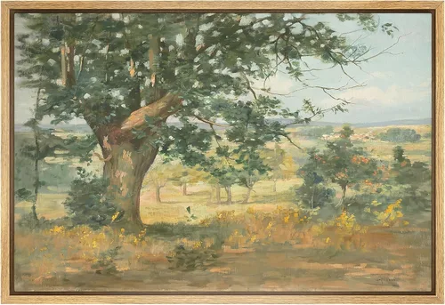 Miniatura 23 de SIGNFORD Lienzo enmarcado para pared, pinos sepia, bosques, bosques, naturaleza, ilustraciones de área silvestre, arte digital, arte moderno