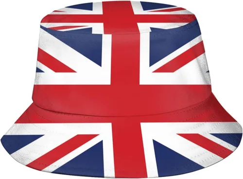 Miniatura 30 de KiuLoam Sombreros de pescador unisex con bandera, sombreros de pescador plegables para exteriores, verano, viajes, senderismo, playa, gorras