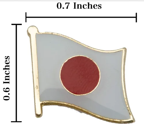 Miniatura 2 de A-ONE Paquete de 2 unidades: mini parche bordado con icono de sumo + pin de solapa de bandera de Japón, recuerdo deportivo nacional, lucha de sumo