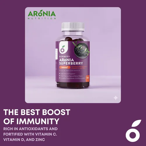 Miniatura 7 de Aronia SuperBerry - Gomitas de apoyo inmunológico diario, ricas en antioxidantes, mejor que la baya del saúco, gran sabor a bayas naturales, 60