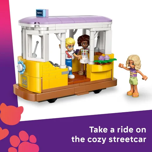 Miniatura 3 de LEGO Friends Café de Plantas y Tienda de Flores Juego de Construcción para Juguete de Imitación - Juego de Construcción con 4 Minimuñecas y Juguete
