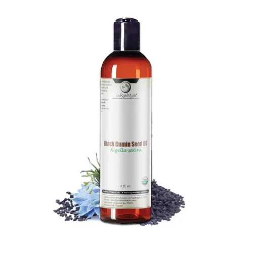 Miniatura 4 de Aceite de semilla de comino negro orgánico USDA de primera calidad, Nigella sativa prensada en frío, 3% timoquinona (nivel TQ), aceite de comino