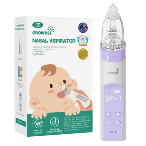 Miniatura 12 de GROWNSY Aspirador nasal eléctrico para mascotas, succión silenciosa de nariz y orejas para perros, gatos, cachorros y gatitos, succión ajustable