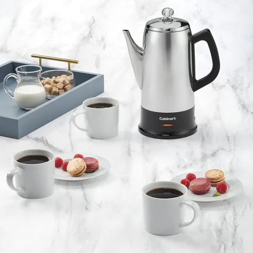 Miniatura 4 de Cuisinart Cafetera eléctrica clásica, para 12 tazas, PRC-12N, de acero inoxidable