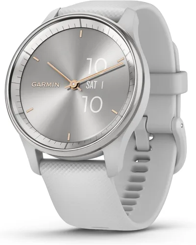 Miniatura 12 de Garmin vívomove Trend, elegante reloj inteligente híbrido, batería de larga duración, manecillas dinámicas del reloj y pantalla táctil, color negro