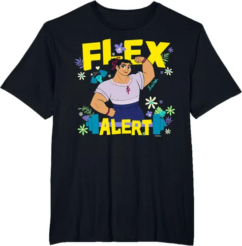 Miniatura 35 de Disney Encanto Luisa Madrigal Flex Alert Camiseta, Negro