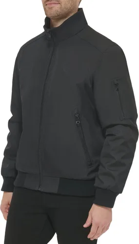 Miniatura 3 de Calvin Klein Abrigos de invierno para hombre - Chaqueta softshell con capucha forrada de sherpa