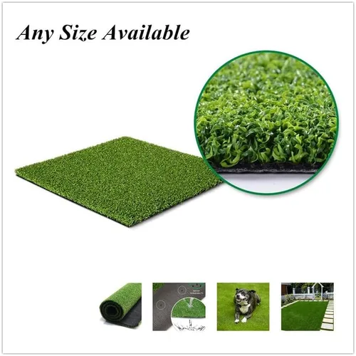 Miniatura 2 de Fas Home Alfombra de Césped Verde para Poner (1.2 cm Tamaño Personalizado) Alfombra de Césped Artificial Multiusos para Interior/Exterior, Alfombra