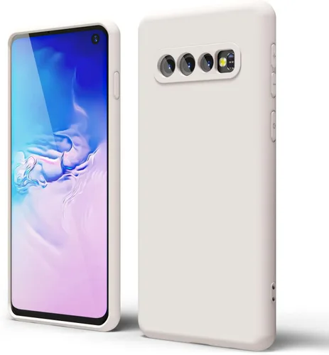 Miniatura 360 de oakxco Funda para teléfono Samsung Galaxy S21 Ultra con agarre de silicona líquida, bonita funda delgada y delgada de goma suave de TPU lisa