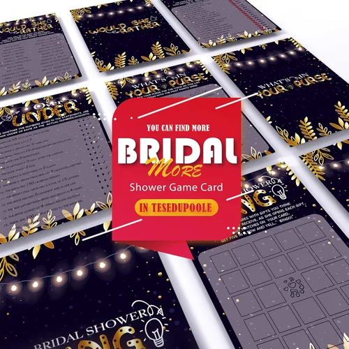 Miniatura 5 de Tarjeta de juego de despedida de soltera, regalo para boda de compromiso, más o menos, 30 tarjetas