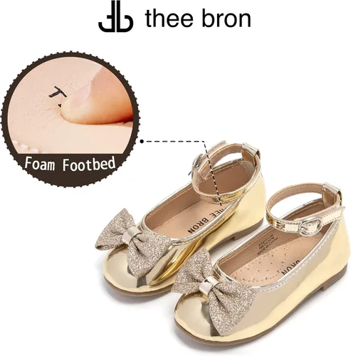 Miniatura 4 de THEE BRON Zapatos de princesa para niñas pequeñas Zapatos de Princesa