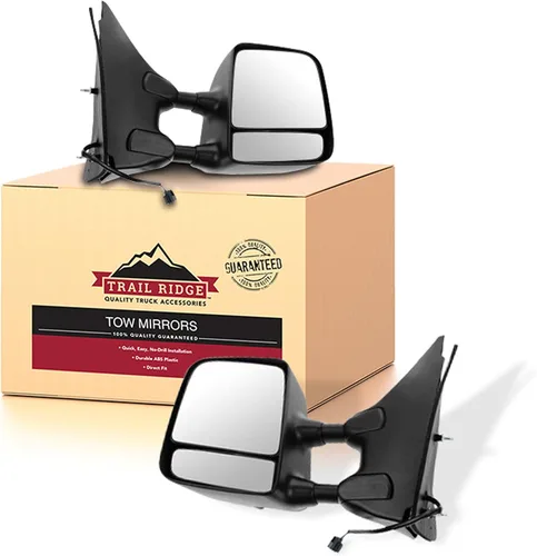 Miniatura 29 de Trail Ridge Juego de espejos de remolque de 2 piezas para el lado del conductor y del pasajero compatible con Ford F-150 FO1320479 FO1321479