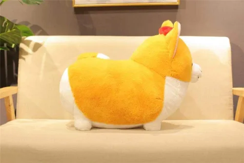 Miniatura 4 de 123Arts - Cojín de peluche con diseño de perro Corgi