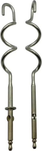 Miniatura 3 de Cuisinart CHM-DH 2 Ganchos de repuesto para masa de acero inoxidable para modelos CHM-3, CHM-5, CHM-7, HM-50 HM-70 HM-90, HTM-3, HTM-5, HTM-7 y HTM-9
