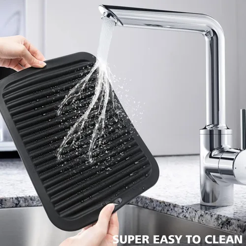 Miniatura 7 de Salvamanteles de silicona para ollas y sartenes calientes, paquete de 3 soportes resistentes al calor para cocina, tapete de silicona grande