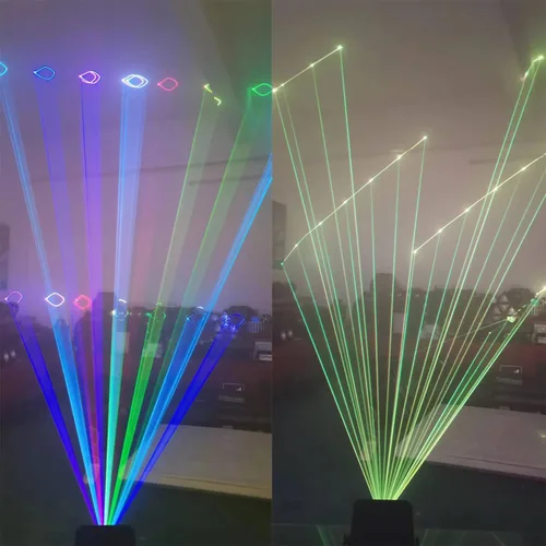 Miniatura 3 de JUNMAN 2W 2000mw RGB Luz de Efecto de Animación de Color Completo para Escenario, Luz de Haz para DJ, Discoteca, Luz de Evento para Fiesta, Boda