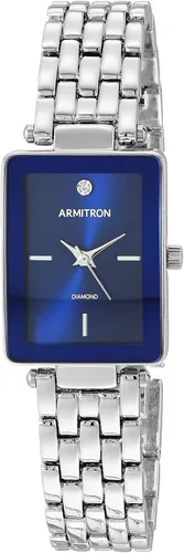 Miniatura 7 de Armitron Reloj de pulsera con brazalete y esfera de diamantes genuinos para mujer, 75-5769