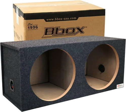 Miniatura 10 de Bbox - Caja de subwoofer doble sellada de 12 pulgadas, cajas y carcasas de subwoofer para automóvil con doble sellado sintonizado para audio