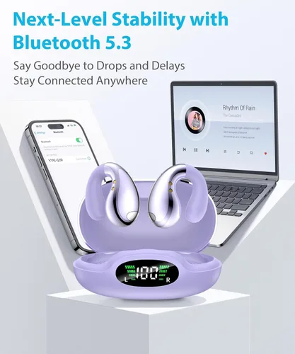 Miniatura 7 de Boytond oytond Ultra Open Ear Earbuds - Cómodos Clip-On Bone-fsfe1561