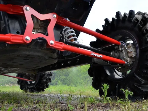 Miniatura 3 de SuperATV Brazos de arrastre traseros extendidos de servicio pesado para Polaris RZR XP 1000 / XP 4 1000 (2014-2023) - Negro
