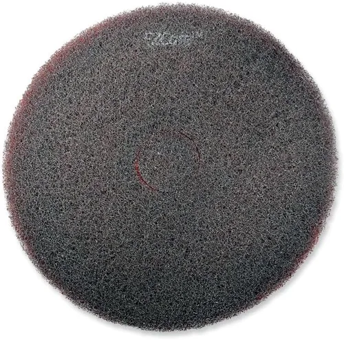Miniatura 3 de EZ Care - Almohadilla para fregar resistente, 20 diámetros, color rojo/gris, 5/cartón