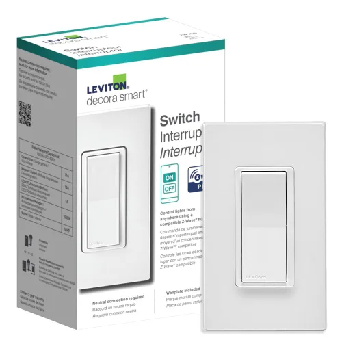 Miniatura 10 de Leviton Decora Smart Dimmer Z-Wave Serie 800, ZW6HD-1RW, Blanco